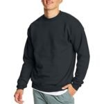 Sudadera para hombre de Hanes, sudadera de felpa EcoSmart con cuello redondo, disponible en tallas grandes y altas, en paquetes de 1 o 2 unidades - Imagen 3