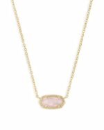 Collar con colgante Elisa de Kendra Scott para mujer, bisutería, chapado en oro de 14k