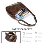 Bolsos Hobo «Celestina» para mujer, bolso de hombro plegable de piel vegana ultrasuave, bolsos tote holgados y elegantes - Imagen 7