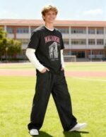 Plaid&amp;Plain Men's Hip Hop Baggy Jeans Casual Wide Leg Y2k Skateboard Vintage Denim Pants Streetwear - Image 5
