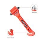 Cortacinturones de seguridad y martillo rompecristales de emergencia Amazon Basics, accesorios para el coche, paquete de 2 unidades, SW-835 - Imagen 4