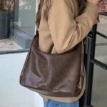 Bolsos Hobo «Celestina» para mujer, bolso de hombro plegable de piel vegana ultrasuave, bolsos tote holgados y elegantes - Imagen 6