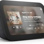 Amazon Echo Show 5 (último modelo), pantalla inteligente con Alexa+ Early Access, el doble de graves y un sonido más nítido, color carbón