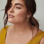 Collar con colgante Elisa de Kendra Scott para mujer, bisutería, chapado en oro de 14k