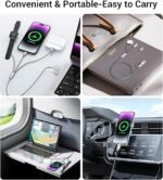 Temdan for Travel Essentials,3 in 2 USB C Cable for Apple Watch Charger/iPhone 17 Charger/Lightning,Multi Charging Cable Cord,Vacation Camping Essentials,Portable Designed for iWatch &amp;iPhone 16-12-4FT - Image 4