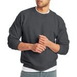 Sudadera para hombre de Hanes, sudadera de felpa EcoSmart con cuello redondo, disponible en tallas grandes y altas, en paquetes de 1 o 2 unidades