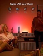 Govee Smart LED Light Bars, Work with Alexa and Google Assistant, RGBICWW WiFi TV Backlights with Scene and Music Modes for Gaming, Pictures, PC, Room Decoration - Image 7