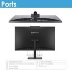 Ordenador de sobremesa todo en uno Lenovo AIO de 24" con resolución FHD, Office 365 para web de por vida, procesador Intel de 4 núcleos, 8 GB de RAM DDR4, SSD PCIe de 512 GB, Wi-Fi 6, Bluetooth 5.2, HDMI, color negro ónix, teclado, Windows 11 Home - Imagen 5