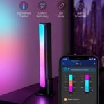 Govee Smart LED Light Bars, Work with Alexa and Google Assistant, RGBICWW WiFi TV Backlights with Scene and Music Modes for Gaming, Pictures, PC, Room Decoration